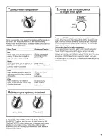 Предварительный просмотр 9 страницы Whirlpool WTW4950XW2 Use And Care Manual