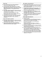 Preview for 17 page of Whirlpool WTW5100VQ - 3.2 cu. Ft. Washer User Instructions