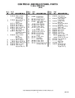 Предварительный просмотр 4 страницы Whirlpool WTW5300SQ0 Parts List