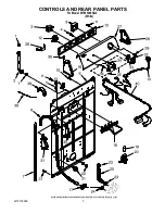 Предварительный просмотр 3 страницы Whirlpool WTW5300SQ2 Parts List