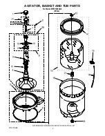 Предварительный просмотр 5 страницы Whirlpool WTW5300SQ2 Parts List