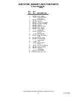 Предварительный просмотр 6 страницы Whirlpool WTW5300SQ2 Parts List