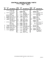 Предварительный просмотр 4 страницы Whirlpool WTW5500SQ0 Parts List