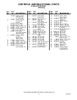 Предварительный просмотр 4 страницы Whirlpool WTW5700SW0 Parts List