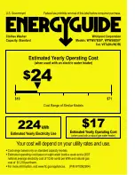 Whirlpool WTW57ESV Series Energy Manual предпросмотр