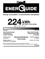 Preview for 2 page of Whirlpool WTW57ESV Series Energy Manual