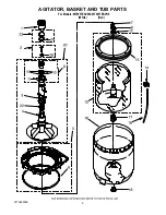 Предварительный просмотр 5 страницы Whirlpool WTW57ESVH0 Parts List