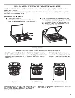 Предварительный просмотр 3 страницы Whirlpool WTW57ESVW - Plus Ing Washer User Instructions