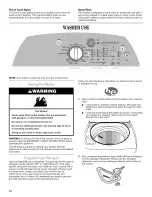 Preview for 12 page of Whirlpool WTW6700TU1 Use & Care Manual