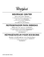 Whirlpool WUB50X24EM Use & Care Manual предпросмотр