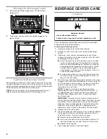 Preview for 8 page of Whirlpool WUB50X24EM Use & Care Manual