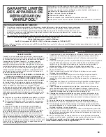 Preview for 33 page of Whirlpool WUB50X24EM Use & Care Manual