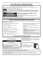 Preview for 14 page of Whirlpool WUR50X24HZ Use & Care Manual