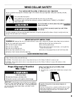 Preview for 3 page of Whirlpool WUW35X15DS Use & Care Manual