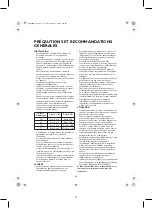 Preview for 24 page of Whirlpool WV1510 W 1 Instructions For Use Manual