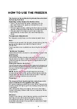 Предварительный просмотр 8 страницы Whirlpool WVE1883NFW Instructions For Use Manual