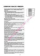 Предварительный просмотр 19 страницы Whirlpool WVE1883NFW Instructions For Use Manual