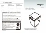 Whirlpool WVED1050AHG Instruction Manual предпросмотр