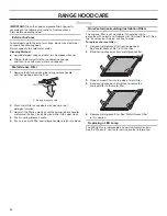 Предварительный просмотр 14 страницы Whirlpool WVI30330LS Installation Instructions And Use & Care Manual