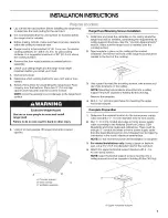 Предварительный просмотр 7 страницы Whirlpool WVI75UC6DS0 Installation Instructions And Use & Care Manual