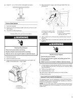 Предварительный просмотр 9 страницы Whirlpool WVI75UC6DS0 Installation Instructions And Use & Care Manual