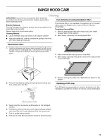 Предварительный просмотр 13 страницы Whirlpool WVI75UC6DS0 Installation Instructions And Use & Care Manual