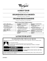 Preview for 1 page of Whirlpool WVP8600S Use And Care Manual