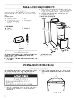 Preview for 2 page of Whirlpool WVP8600S Use And Care Manual