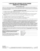 Preview for 12 page of Whirlpool WVP8600SB0 Use And Care Manual