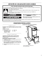 Предварительный просмотр 9 страницы Whirlpool WVP9000S Use And Care Manual