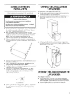 Preview for 7 page of Whirlpool WVP9000SB0 Use And Care Manual