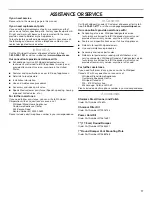 Preview for 17 page of Whirlpool WVU37UC4F Installation Instructions And Use & Care Manual