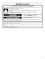 Preview for 19 page of Whirlpool WVU37UC4F Installation Instructions And Use & Care Manual