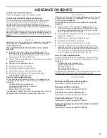 Preview for 33 page of Whirlpool WVU37UC4F Installation Instructions And Use & Care Manual