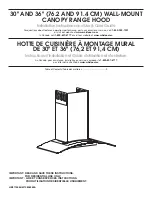 Preview for 1 page of Whirlpool WVW51UC0FS Installation Instructions And Use & Care Manual