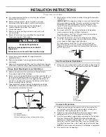 Предварительный просмотр 7 страницы Whirlpool WVW51UC0HV0 Installation Instructions Manual