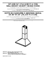 Предварительный просмотр 1 страницы Whirlpool WVW53UC0FS Installation Instructions And Use & Care Manual