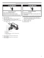 Предварительный просмотр 9 страницы Whirlpool WVW53UC0HV Installation Instructions And Use & Care Manual