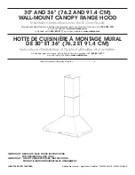 Whirlpool WVW53UC0LS Installation Instructions And Use & Care Manual предпросмотр