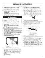 Предварительный просмотр 7 страницы Whirlpool WVW53UC0LS Installation Instructions And Use & Care Manual