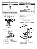 Предварительный просмотр 9 страницы Whirlpool WVW57UC0FS Installation Instructions And Use & Care Manual