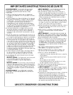 Preview for 15 page of Whirlpool WVW73UC0LS Installation Instructions And Use & Care Manual