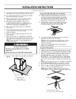 Предварительный просмотр 7 страницы Whirlpool WVW75UC0DS Installation Instructions And Use & Care Manual