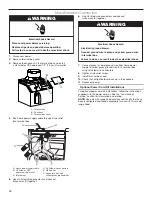 Предварительный просмотр 10 страницы Whirlpool WVW75UC0DS Installation Instructions And Use & Care Manual