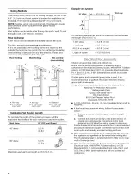 Предварительный просмотр 6 страницы Whirlpool WVW75UC0DS0 Installation Instructions And Use & Care Manual