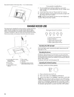 Предварительный просмотр 10 страницы Whirlpool WVW75UC0DS0 Installation Instructions And Use & Care Manual