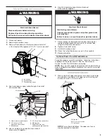 Предварительный просмотр 9 страницы Whirlpool WVWA5UC0HN Installation Instructions And Use