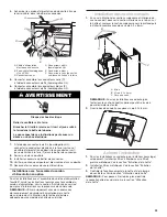 Предварительный просмотр 23 страницы Whirlpool WVWA5UC0HN Installation Instructions And Use