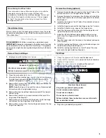 Preview for 5 page of Whirlpool WWC287BLS - Wine Cooler Use And Care Manual