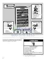 Preview for 6 page of Whirlpool WWC287BLS - Wine Cooler Use And Care Manual